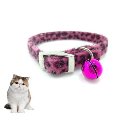 Leopard Print Cat Collar
