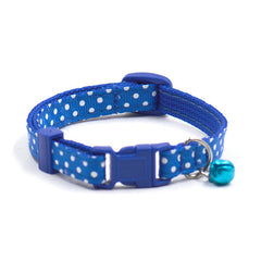 Adjustable Dot Printed Cat Collars