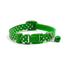 Adjustable Dot Printed Cat Collars