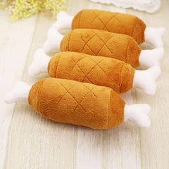 Velvet Cat Chicken Legs Plush Toy