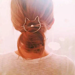 Girls Women  Kitty  Hair Clip