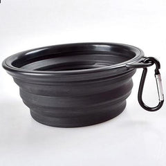 Water Dish Portable Silicone Bowl