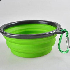 Water Dish Portable Silicone Bowl