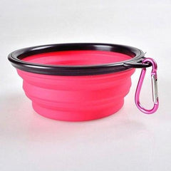 Water Dish Portable Silicone Bowl