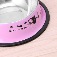 Stainless Steel Anti-Skid Cat Bowl