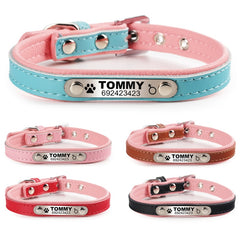 Braided Custom Leather Cat Collar