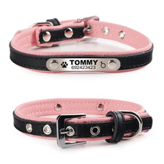 Braided Custom Leather Cat Collar