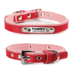 Braided Custom Leather Cat Collar