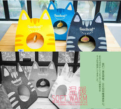 Soft Fiber Cat Bed House
