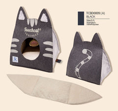 Soft Fiber Cat Bed House