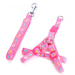 Adjustable Nylon Cat Harness & Leash