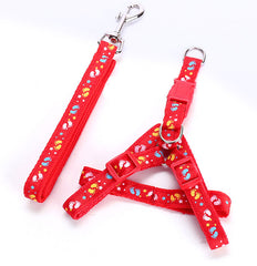 Adjustable Nylon Cat Harness & Leash