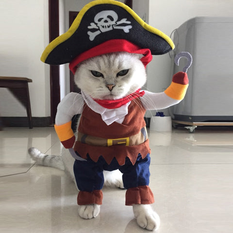 Pirate Dogs Cat Halloween Costume