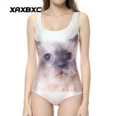 Cute Kitty One Piece Swimsuit
