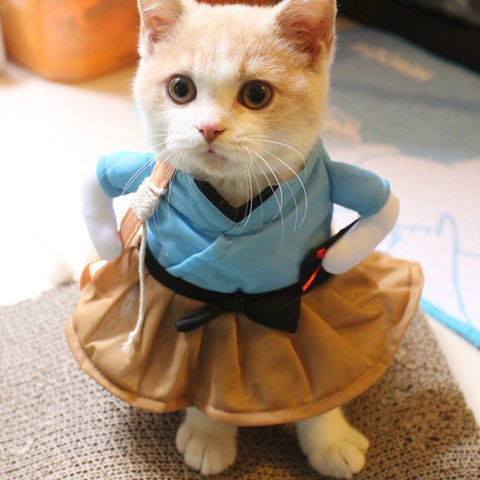 Cat Costume Uniform Suit