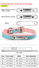 Braided Custom Leather Cat Collar