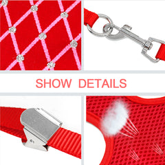 Mesh Cat Harness & Leash
