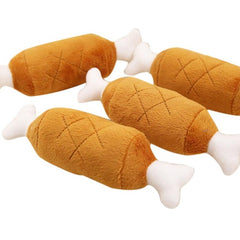 Velvet Cat Chicken Legs Plush Toy