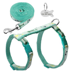 Harness Leash Lead Set