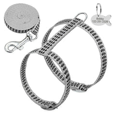 Chest Vest Reflective Cat Harness Leash
