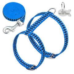 Chest Vest Reflective Cat Harness Leash